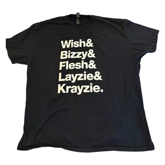 Bone Thugs Graphic T-Shirt with White Text 3XL - Picture 1 of 2
